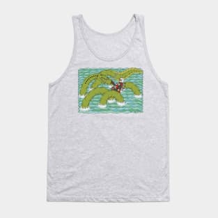 Lambton Worm and Knight Tank Top